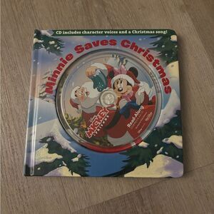 Disney Winnie Saves Christmas Read-Along Book with CD